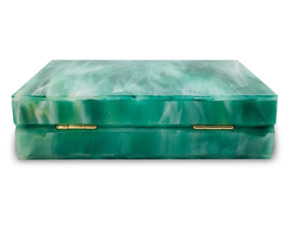 MURAL CLUTCH - SERENE GREEN