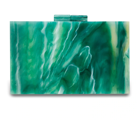 MURAL CLUTCH - SERENE GREEN