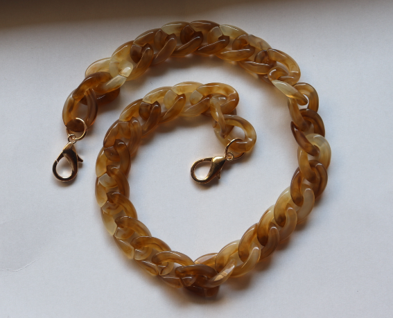 24" MURAL BAG CHAIN - CARAMEL BLEND