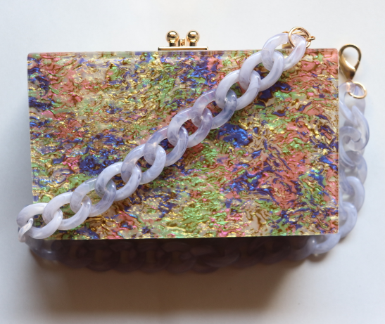 24" MURAL BAG CHAIN - LIGHT GREY