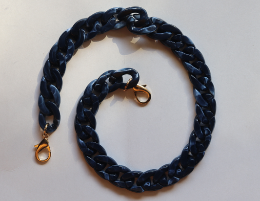 24" MURAL BAG CHAIN - MIDNIGHT SKY MARBLE