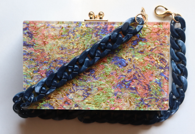 24" MURAL BAG CHAIN - MIDNIGHT SKY MARBLE