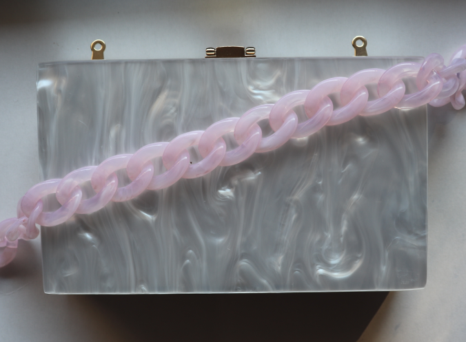 24" MURAL BAG CHAIN - SOFT PINK