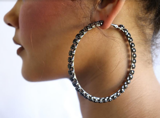 BLACK OUT HOOPS